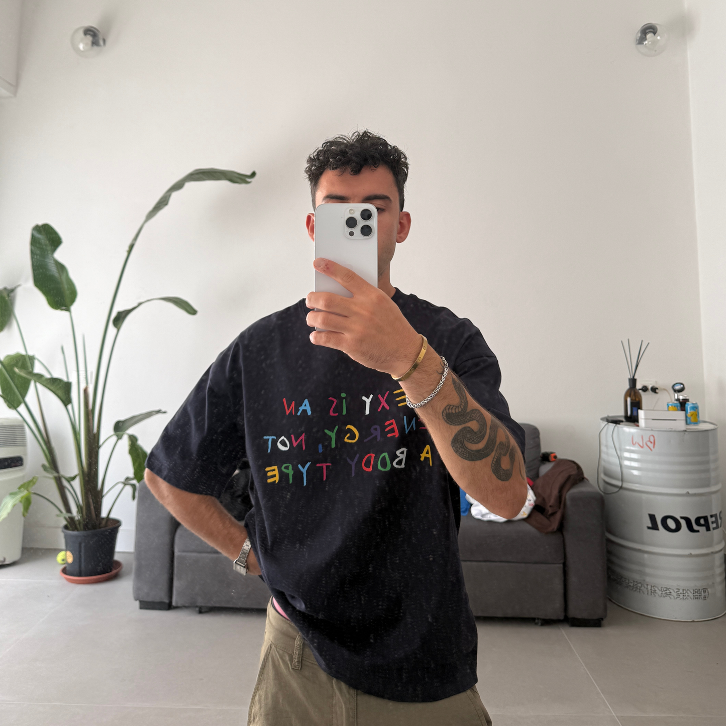 Energy Tee - Navy Blue