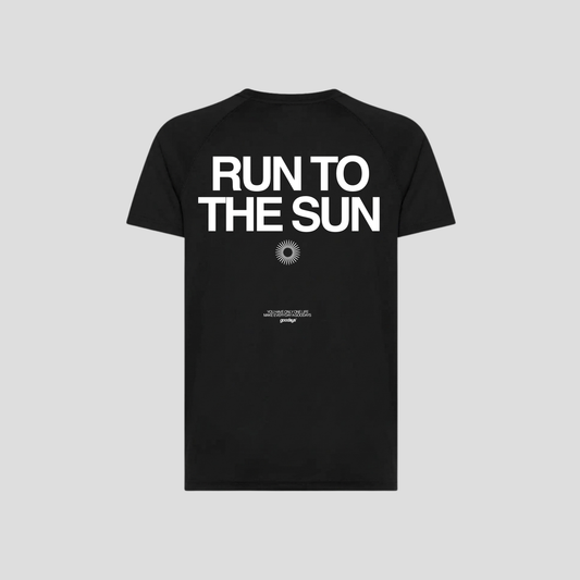 Run Tee - Black + Pass