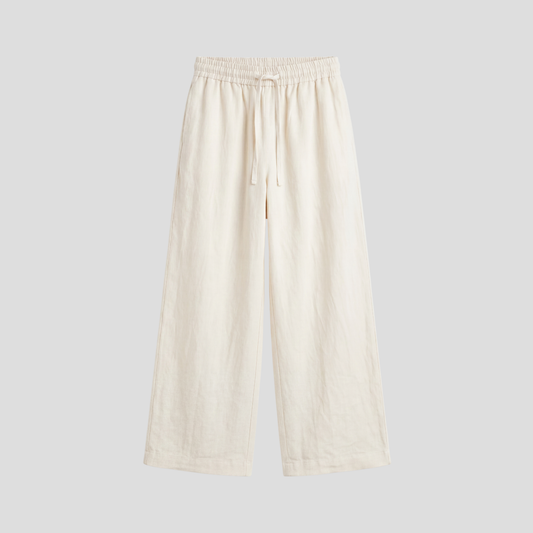 Lino Pants - Beige