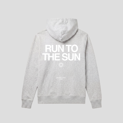 Run Hoodie - Grey Melange