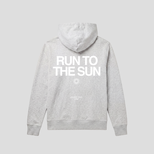 Run Hoodie - Grey Melange