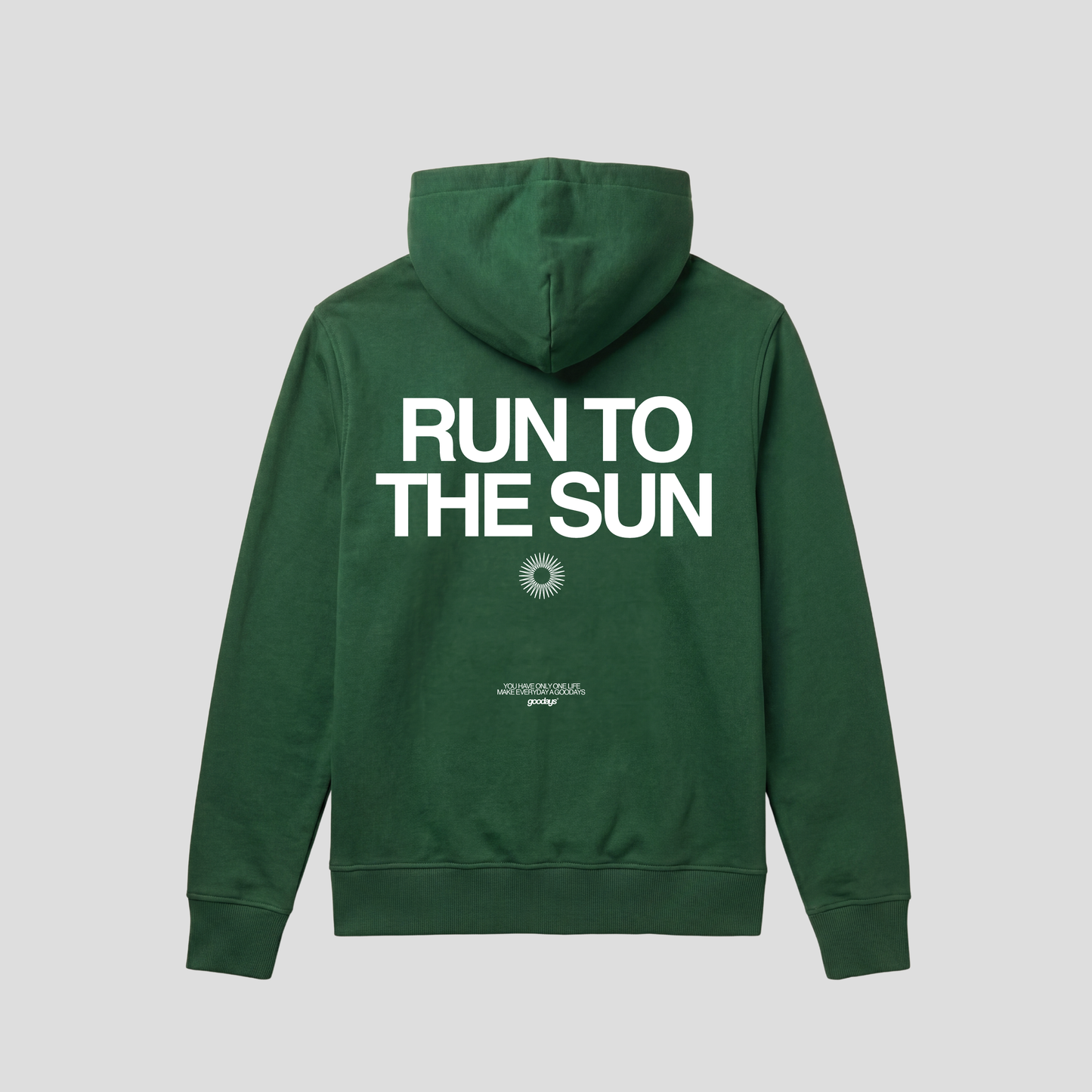 Run Hoodie - Forest Green