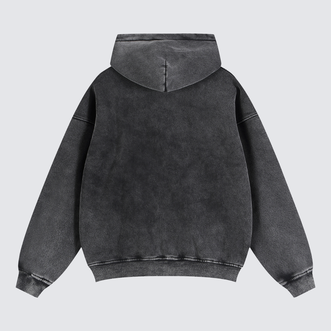 Stone Zip Hoodie - Grigio