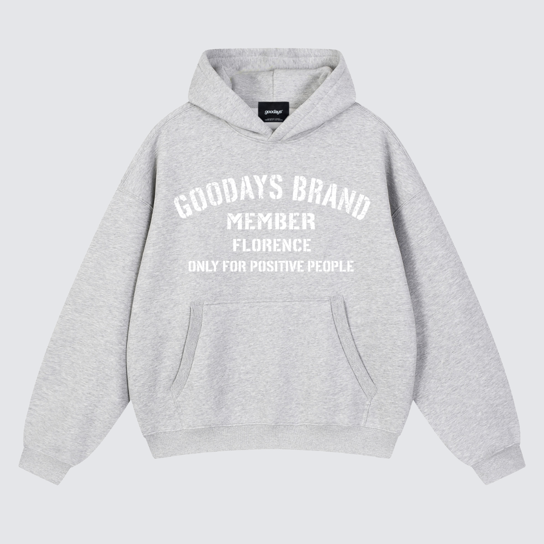 Member Hoodie - Grigia Melange