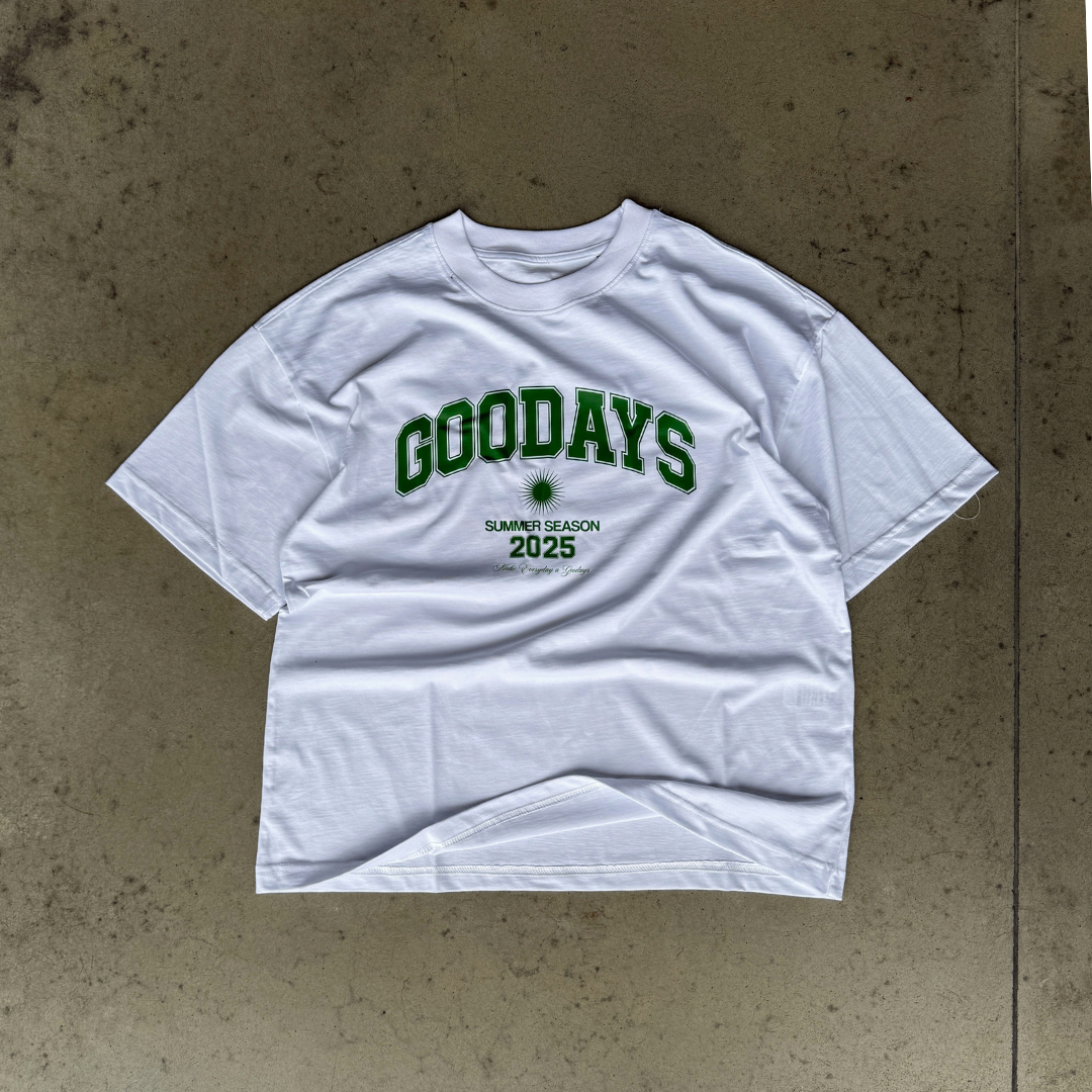 T -SHIRT COLLEGE GREEN | WHITE