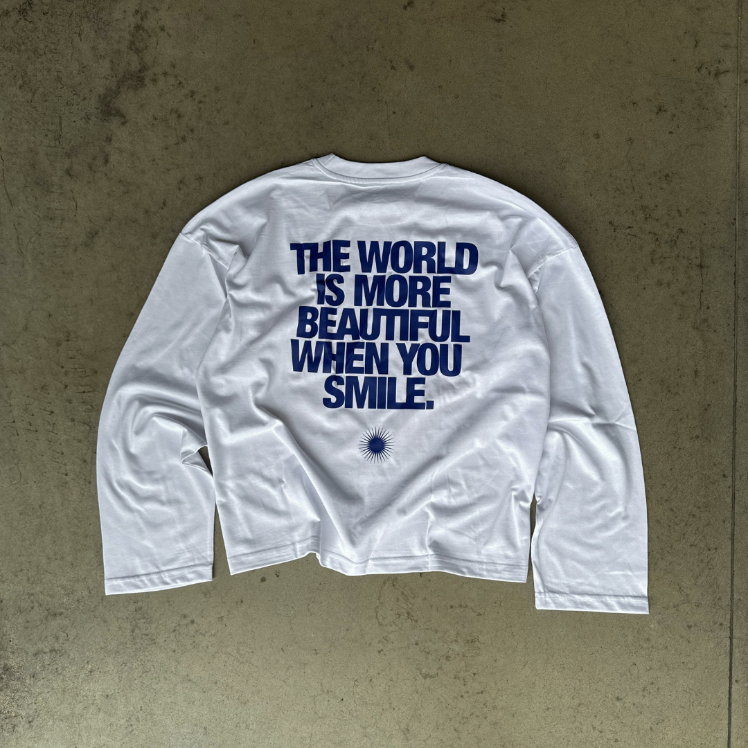LONGSLEEVE SMILE | WHITE