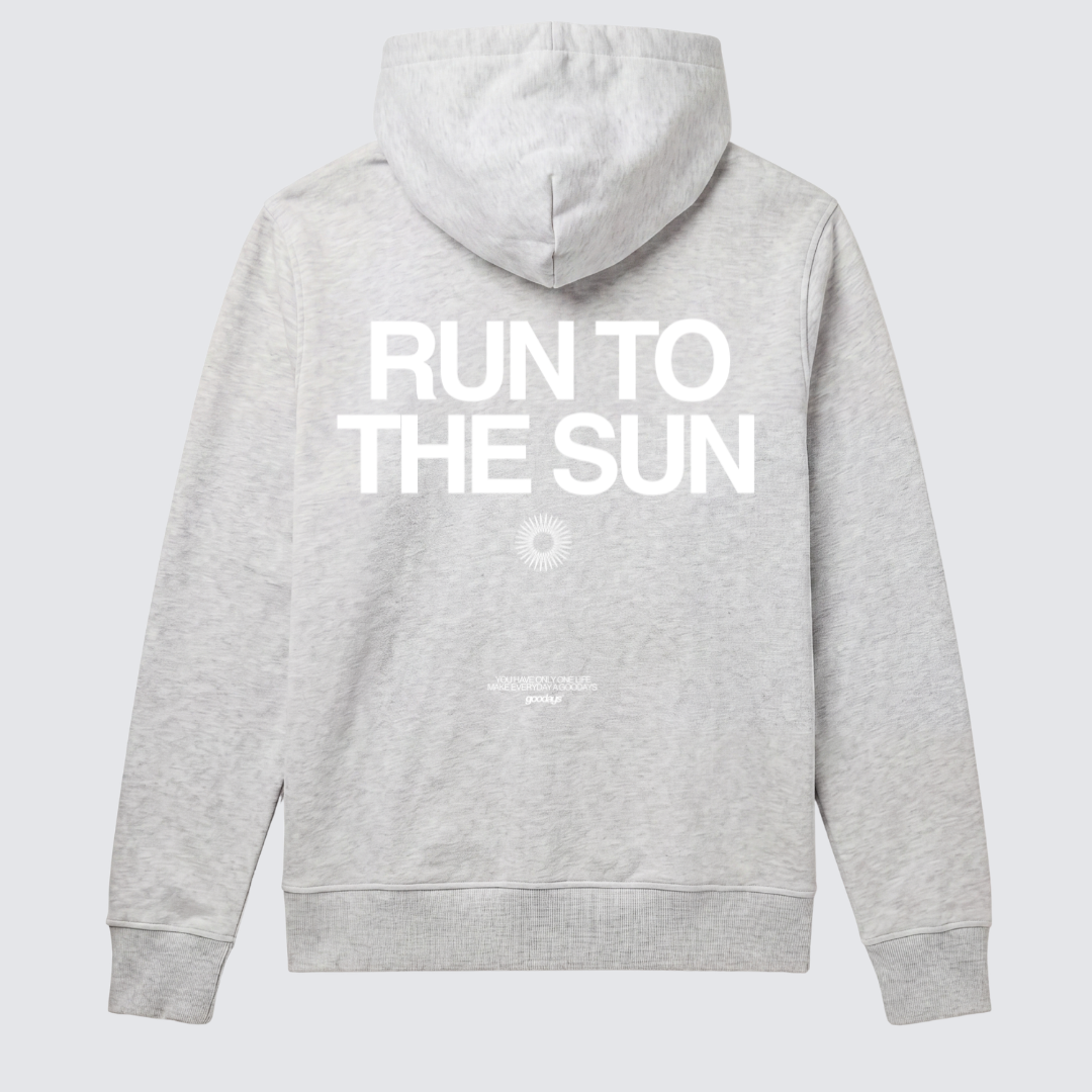 Running Hoodie - Grigio Melange