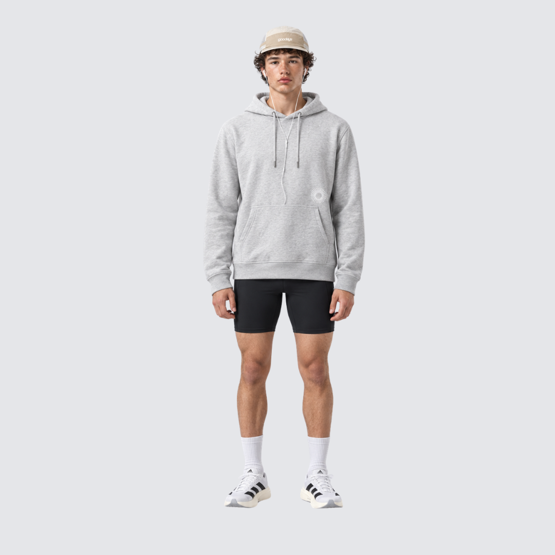 Running Hoodie - Grigio Melange