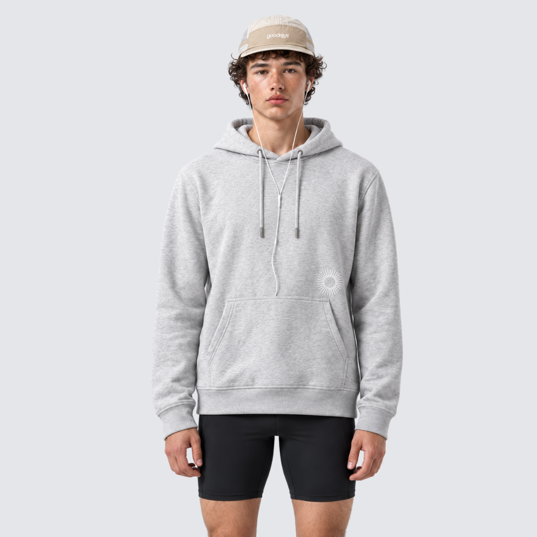 Running Hoodie - Grigio Melange