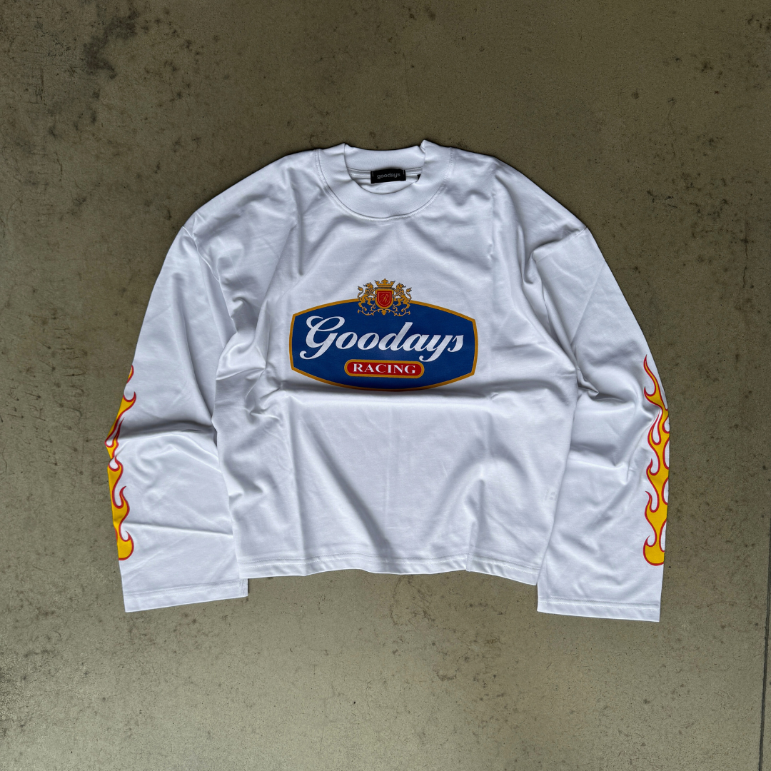 LONGSLEEVE RACING | WHITE