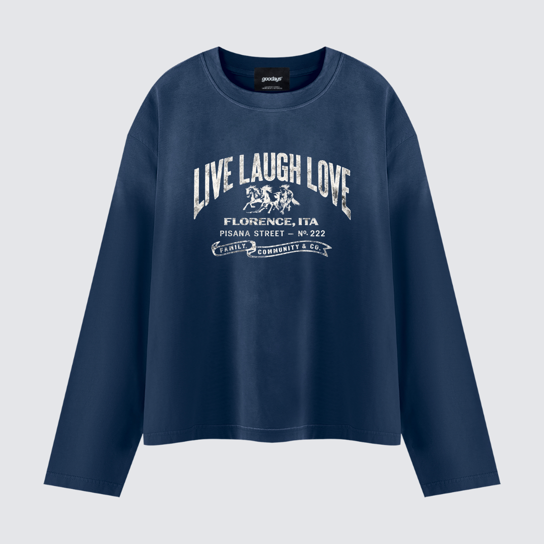 Live Longsleeve - Navy