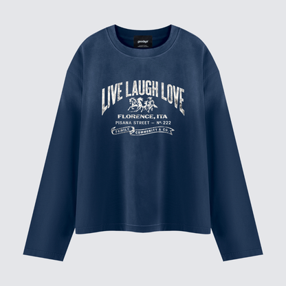 Live Longsleeve - Navy