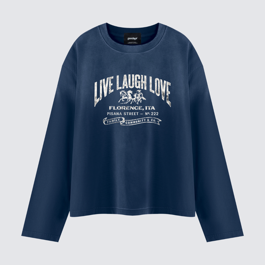 Live Longsleeve - Navy