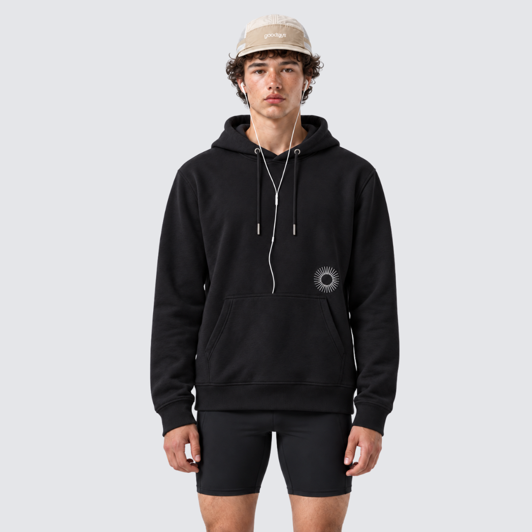 Running Hoodie - Nero